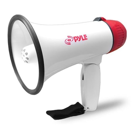 Pyle Pyle USA TW7050 Mini Compact Megaphone Bullhorn with Siren Alarm and LED Lights PMP37LED